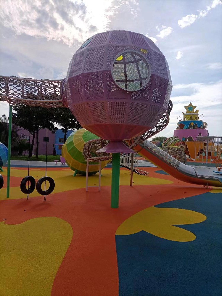 金沙·体育圆满完成宁波达蓬山星梦乐园塑胶地面项目施工